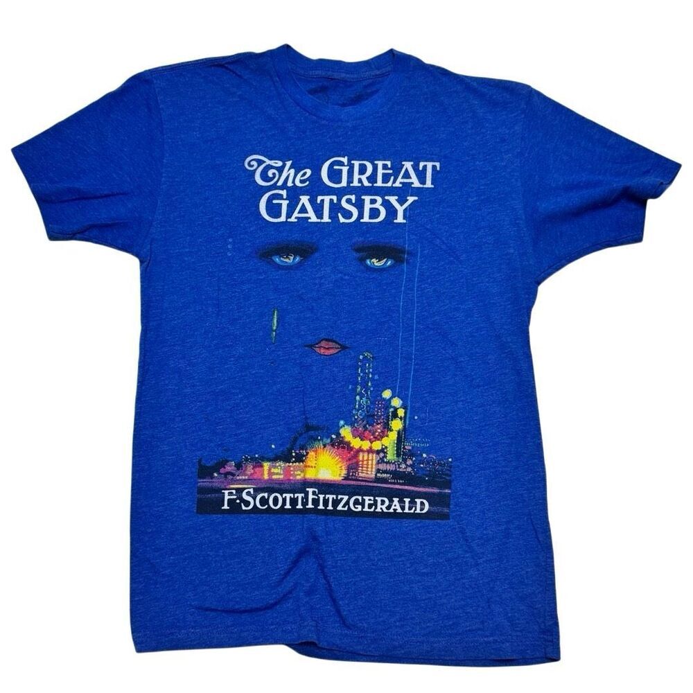 The Great Gatsby F. Scott Fitzgerald Out of Print Small T-Shirt Graphic Tee